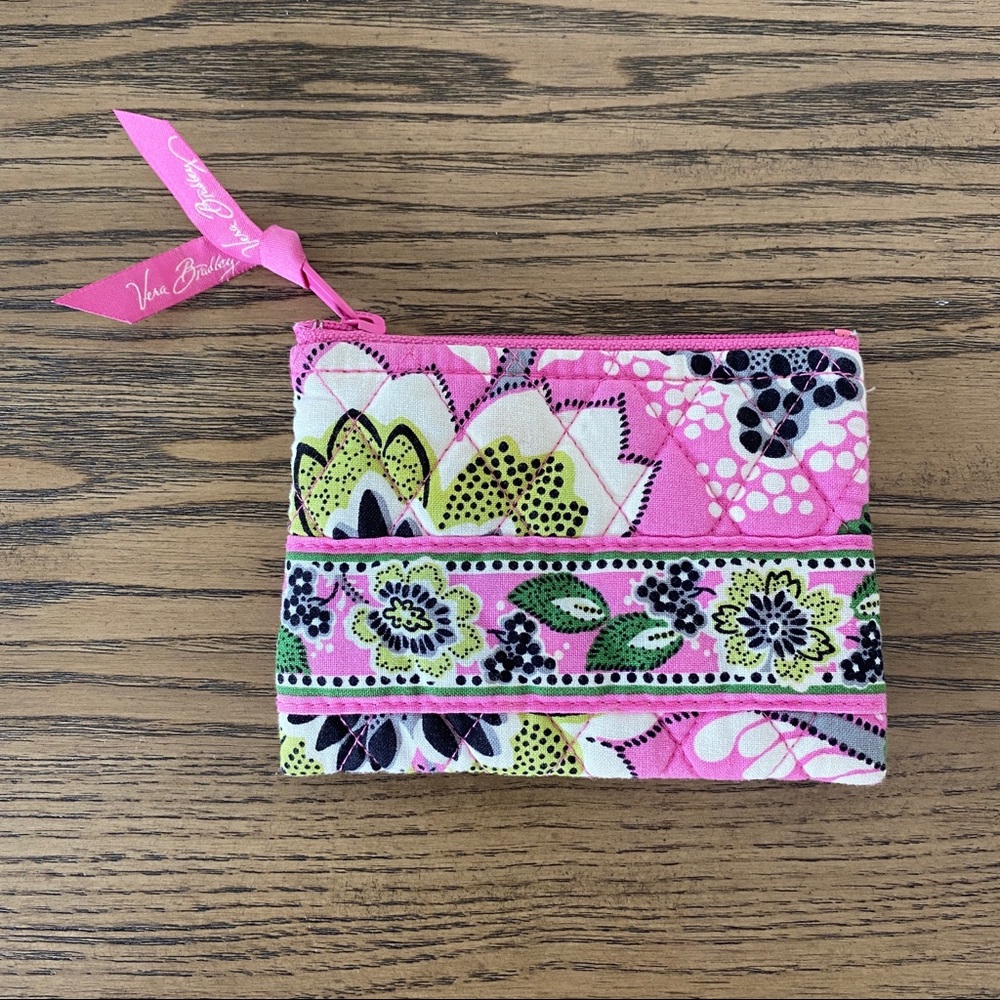 Vera Bradley pink change purse - Picture 1 of 3